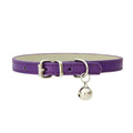 Collier Cuir Élégant Réglable pour Chat