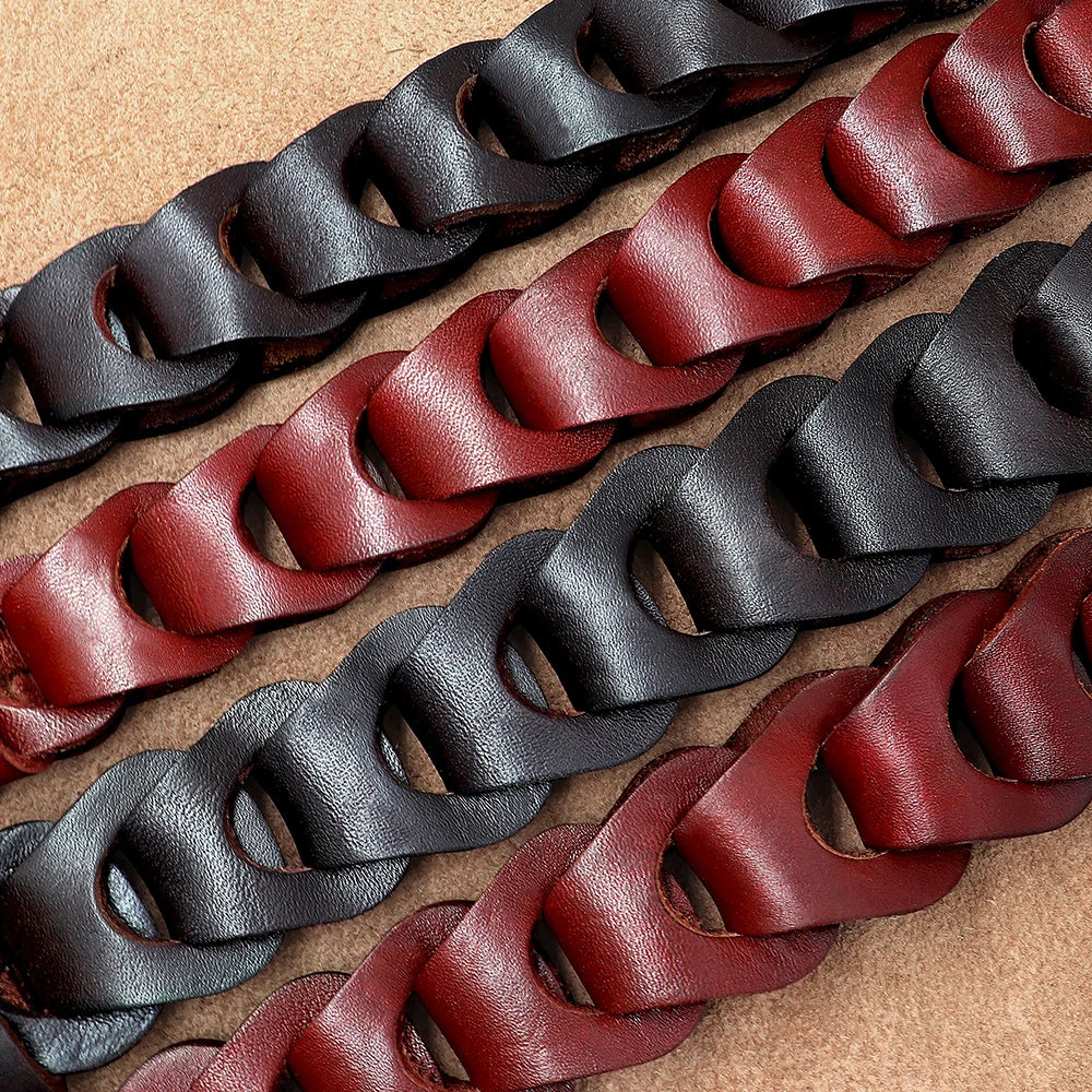 Collier Cuir Véritable Premium pour Grand Chien