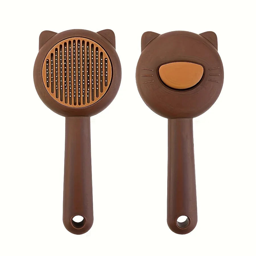 Brosse Toilettage Autonettoyante pour Chat
