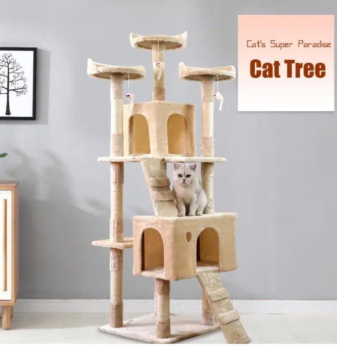 Arbre à Gratter XXL Luxe pour Chat