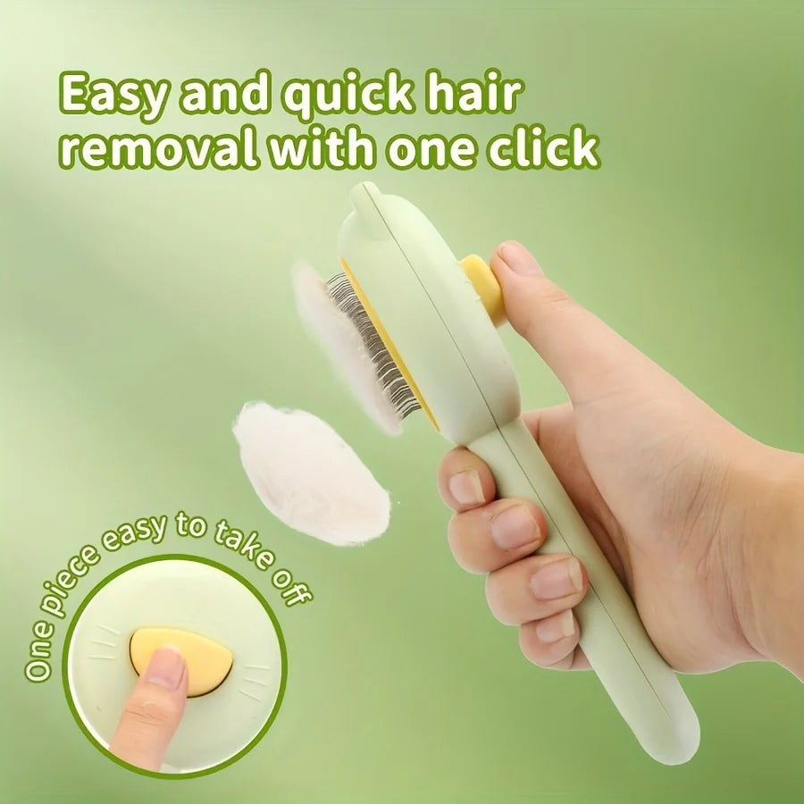 Brosse Toilettage Autonettoyante pour Chat