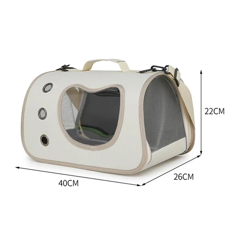 Sac de Transport Portable Respirant pour Chat et Chien