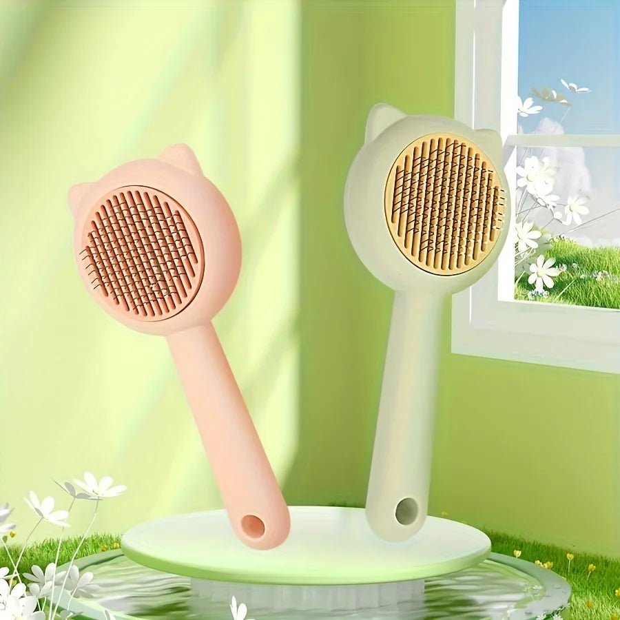 Brosse Toilettage Autonettoyante pour Chat