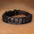 Collier Cuir Véritable Premium pour Grand Chien