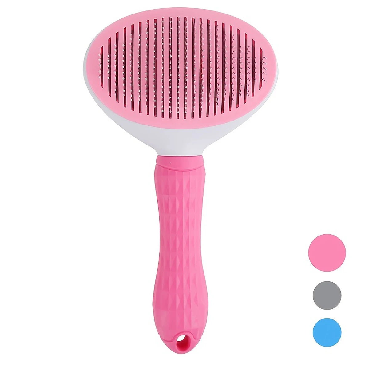 Peigne Autonettoyant Anti-Poils pour Chien et Chat