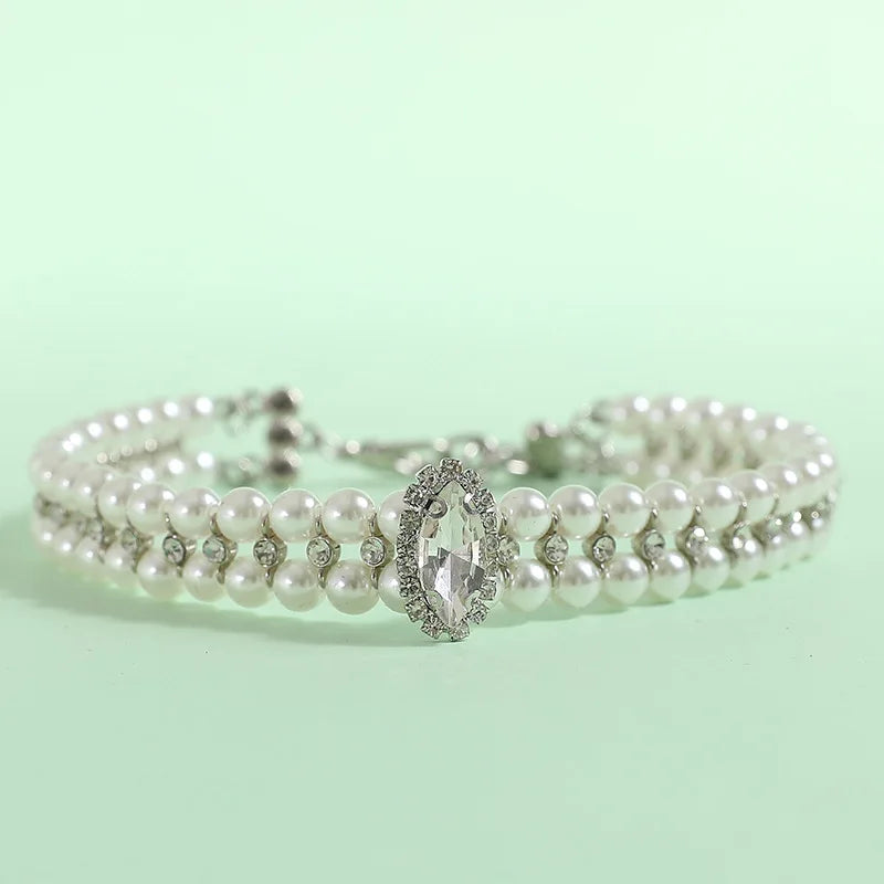 Collier Perles Luxe pour Chat