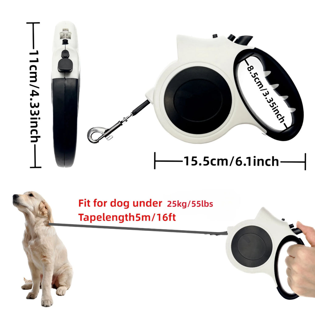 Laisse Rétractable Lumineuse pour Chien