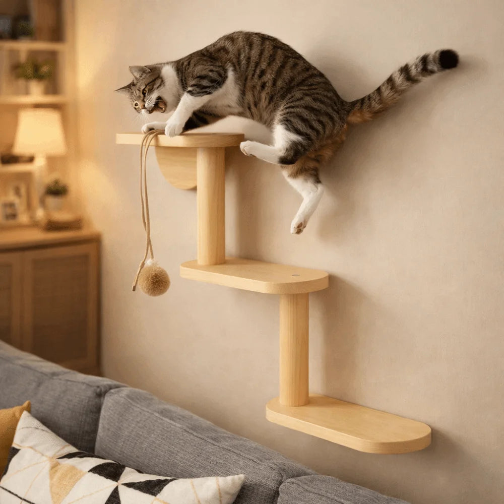 Étagères Murales Design pour Chat