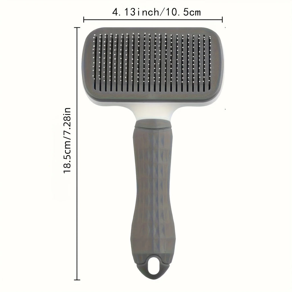 Peigne Autonettoyant Anti-Poils pour Chien et Chat