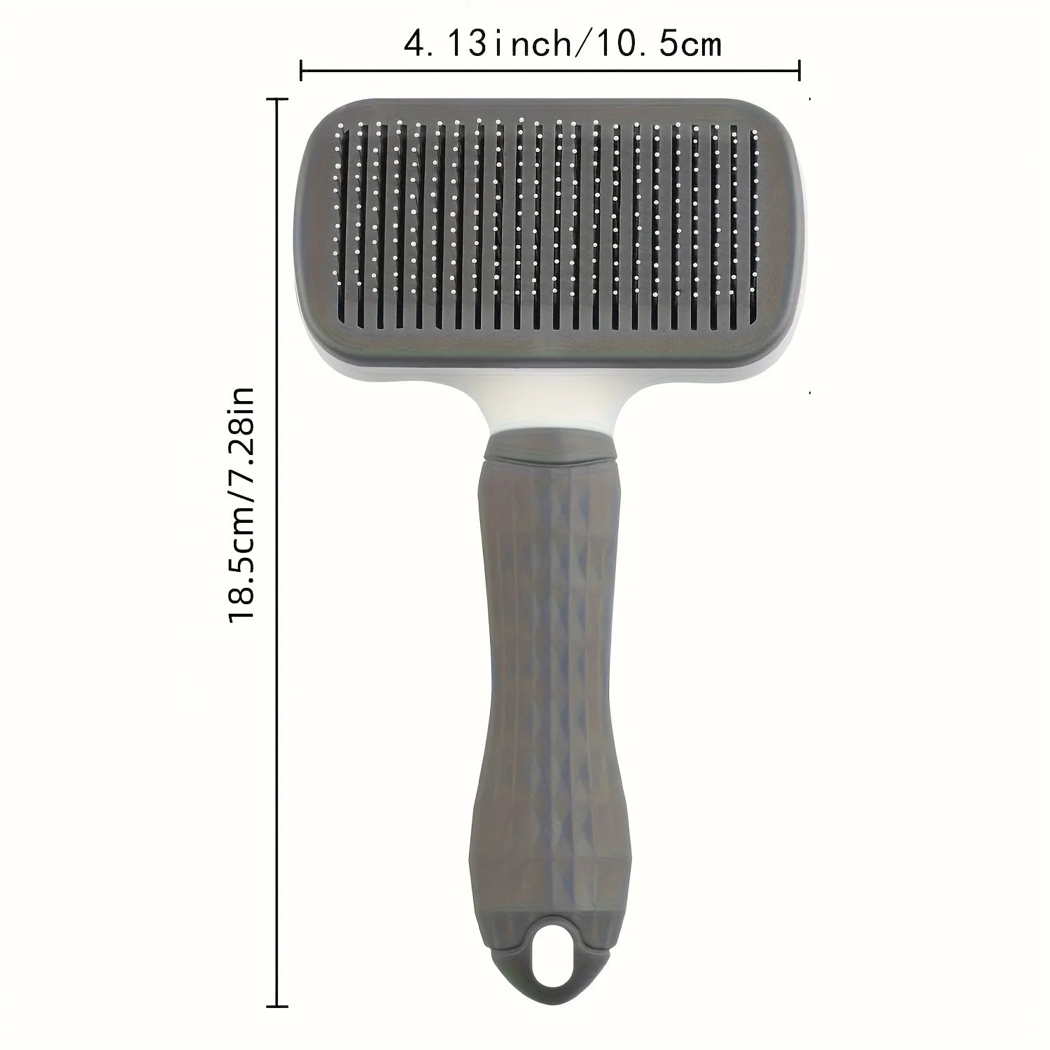 Peigne Autonettoyant Anti-Poils pour Chien et Chat