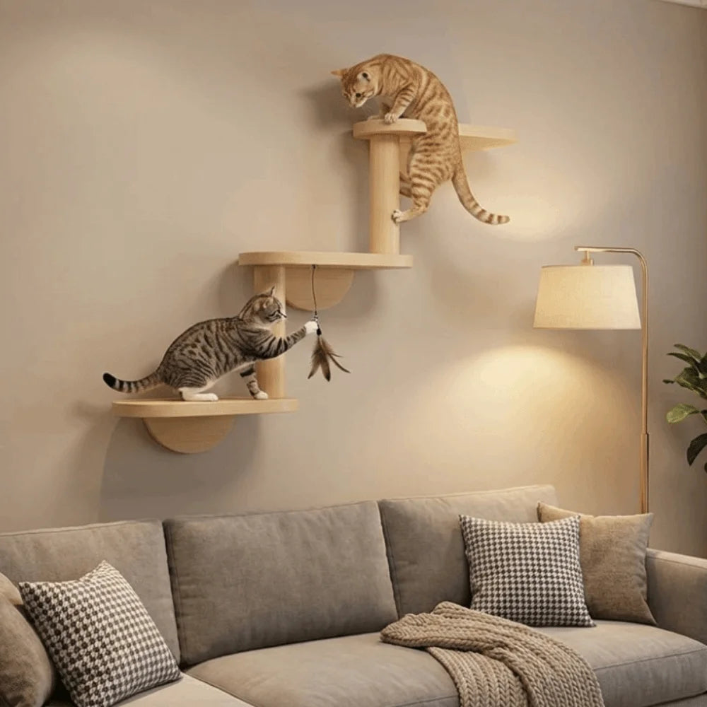 Étagères Murales Design pour Chat